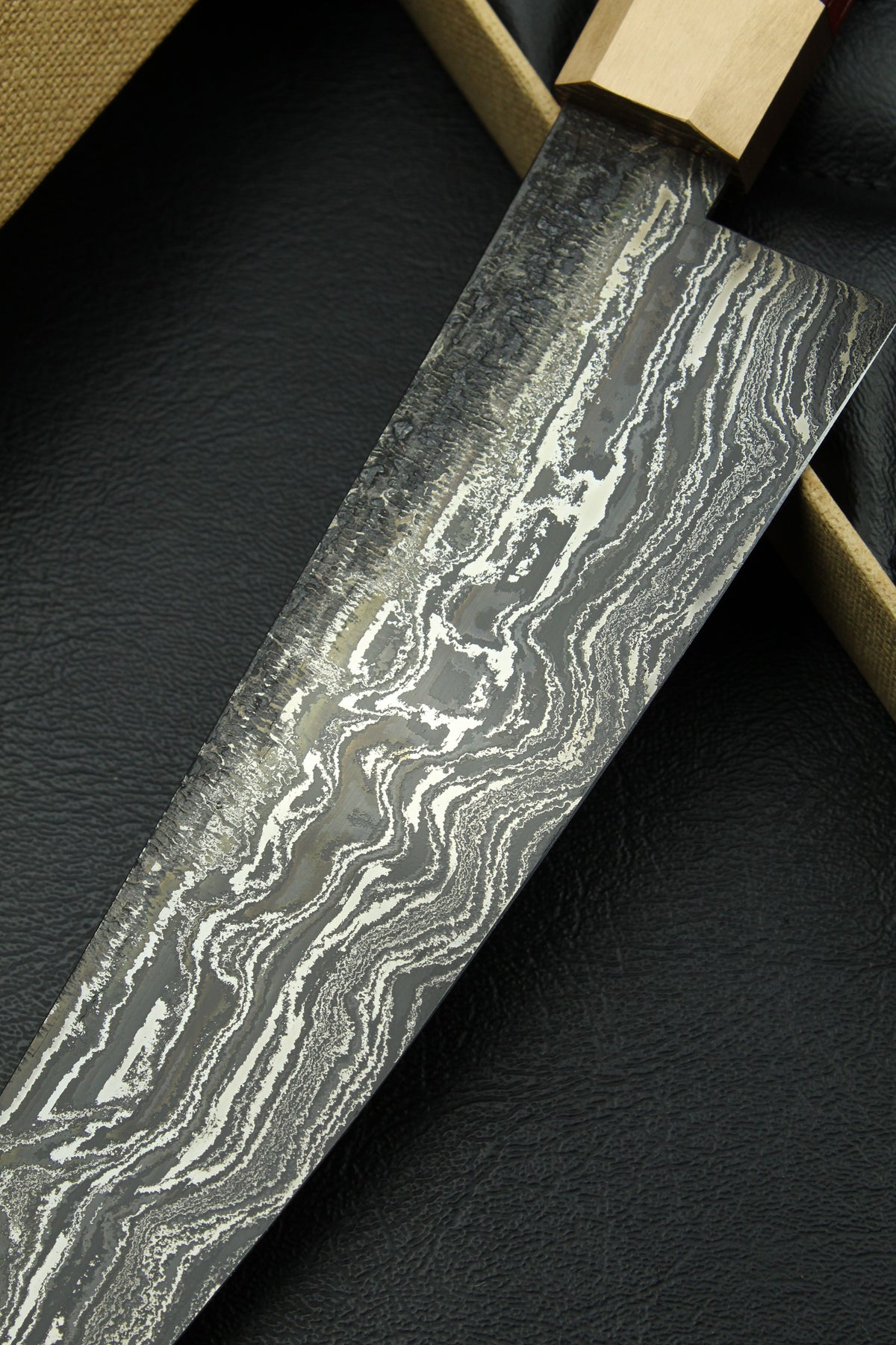 Padouk Damast Gyuto 215 Oktogonal 2.0