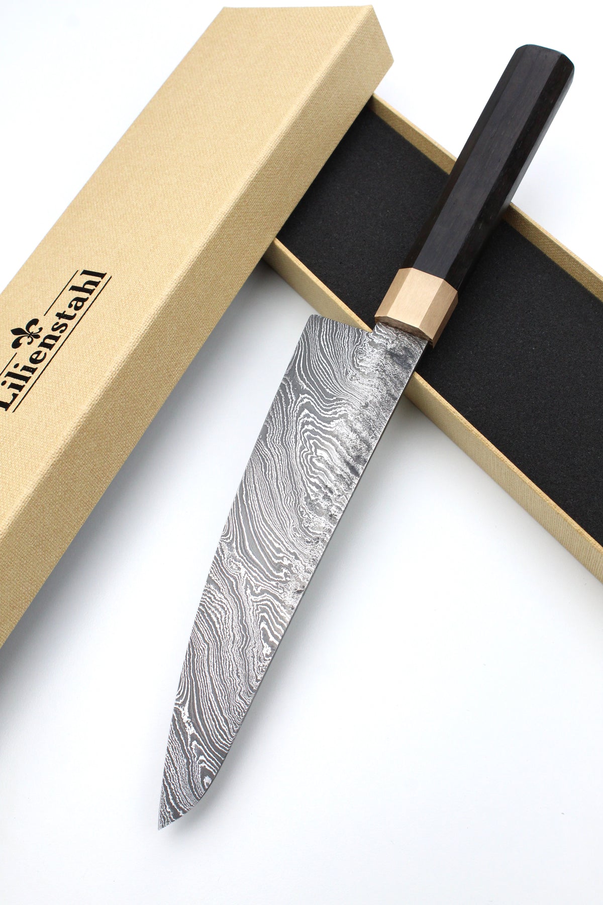 Gyuto Damast Mooreiche