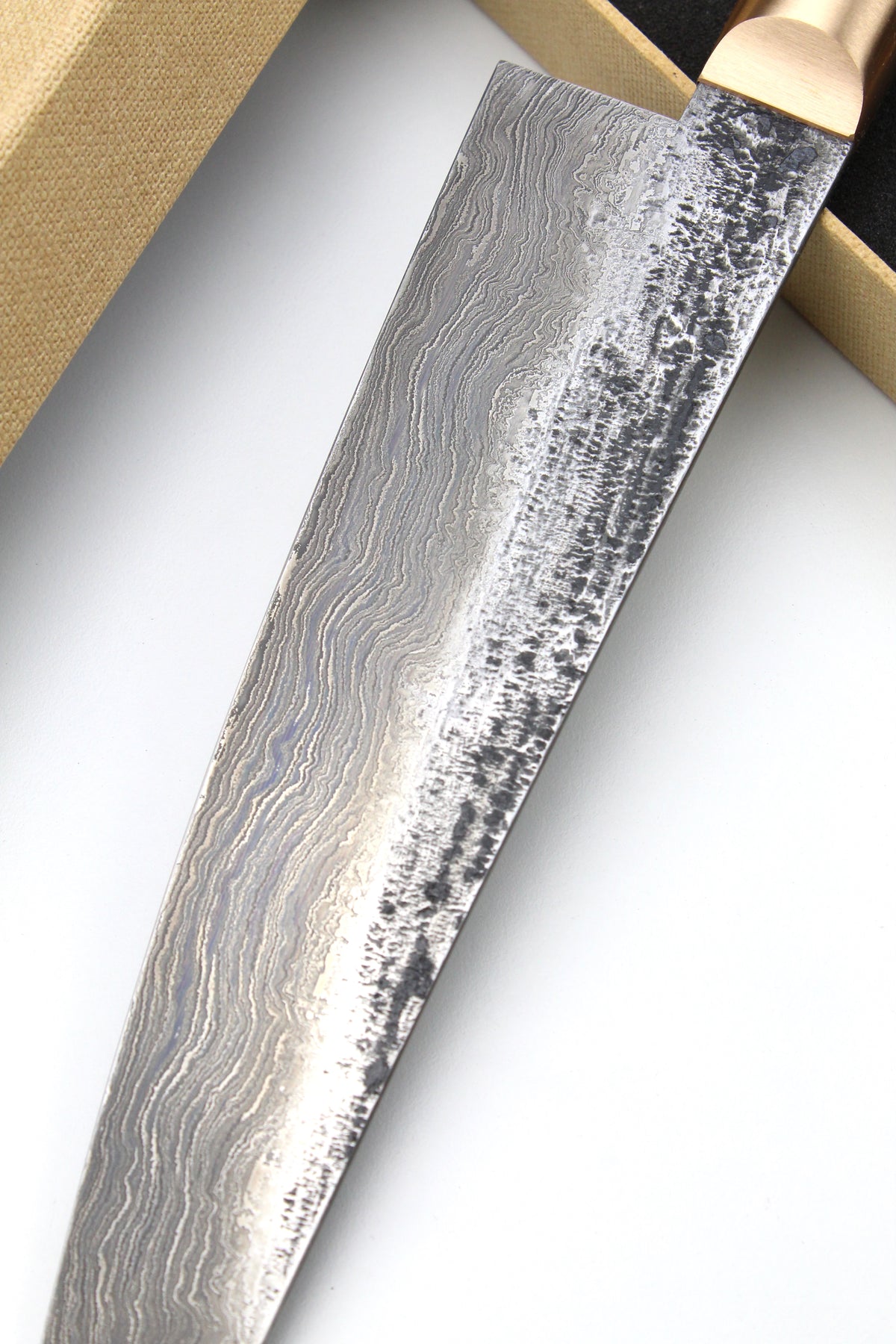 Gyuto Damast Mooreiche oval