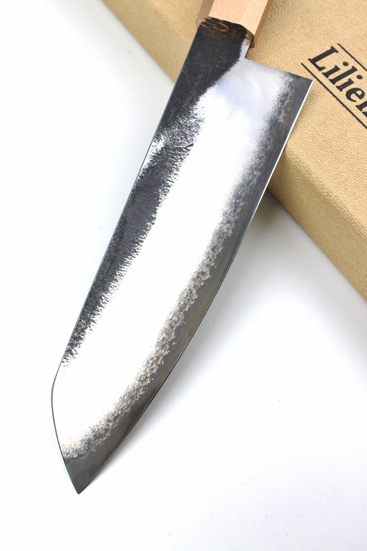 Santoku aus achteckigem Torfholz