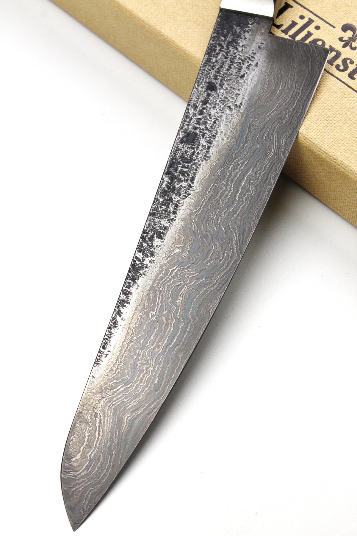 Gyuto Buchenholz Oval 500L Damast