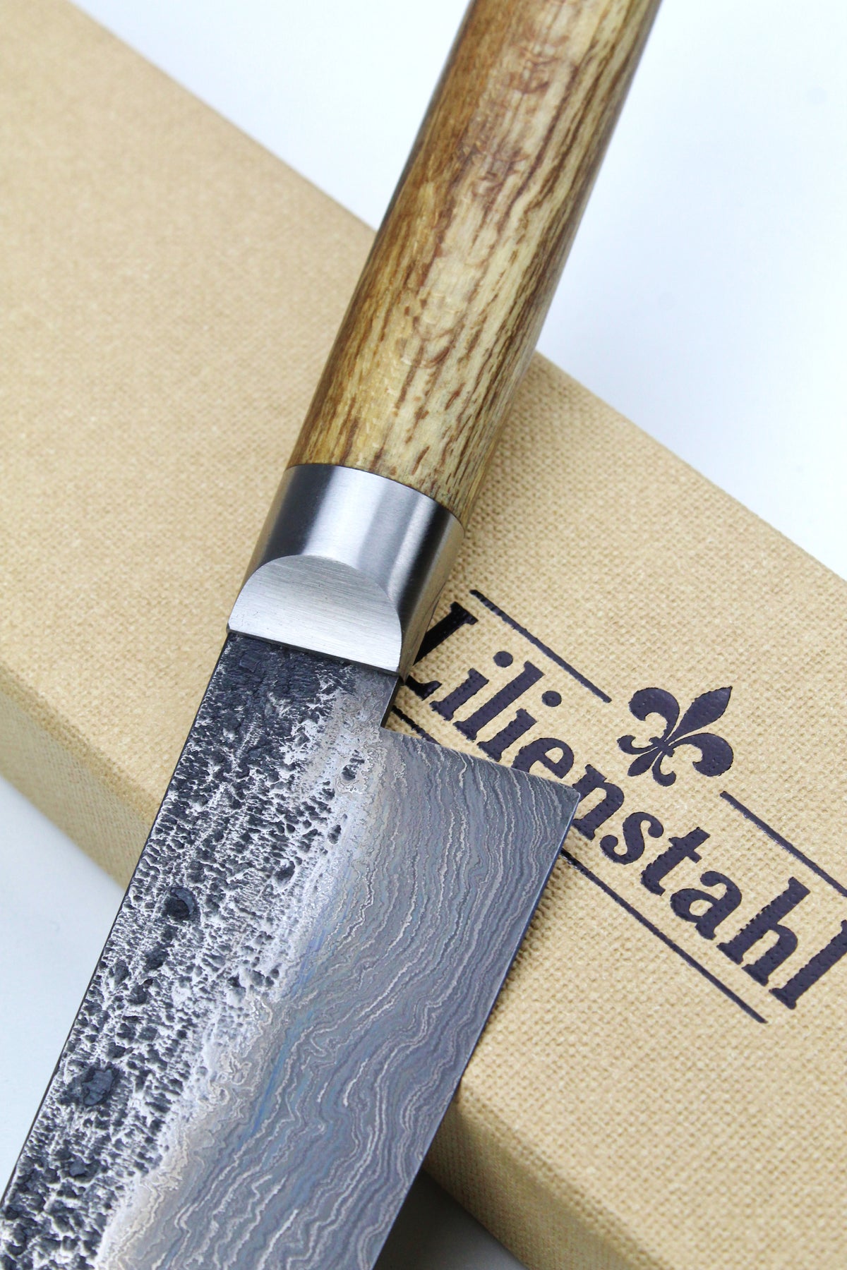 Gyuto Buchenholz Oval 500L Damast