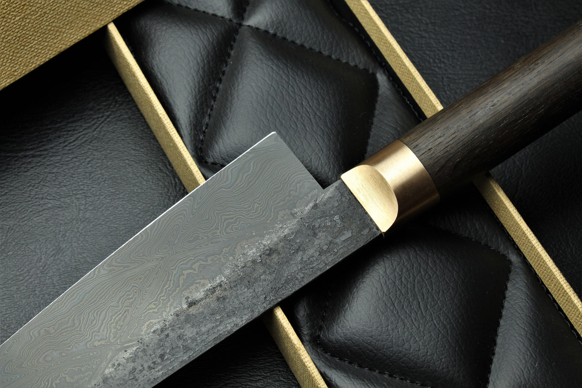 Gyuto Damast Moorholz Oval