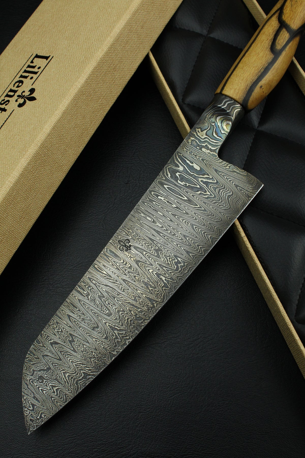 Santoku 195 Le Tigre patiniert