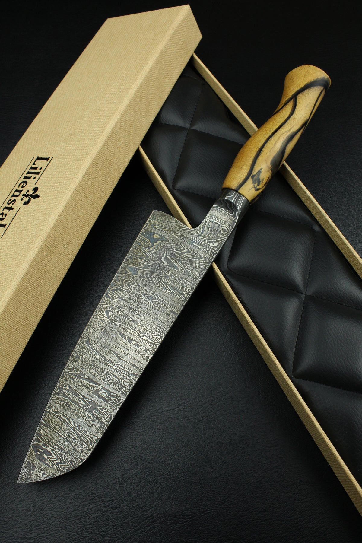 Santoku 195 Le Tigre patiniert
