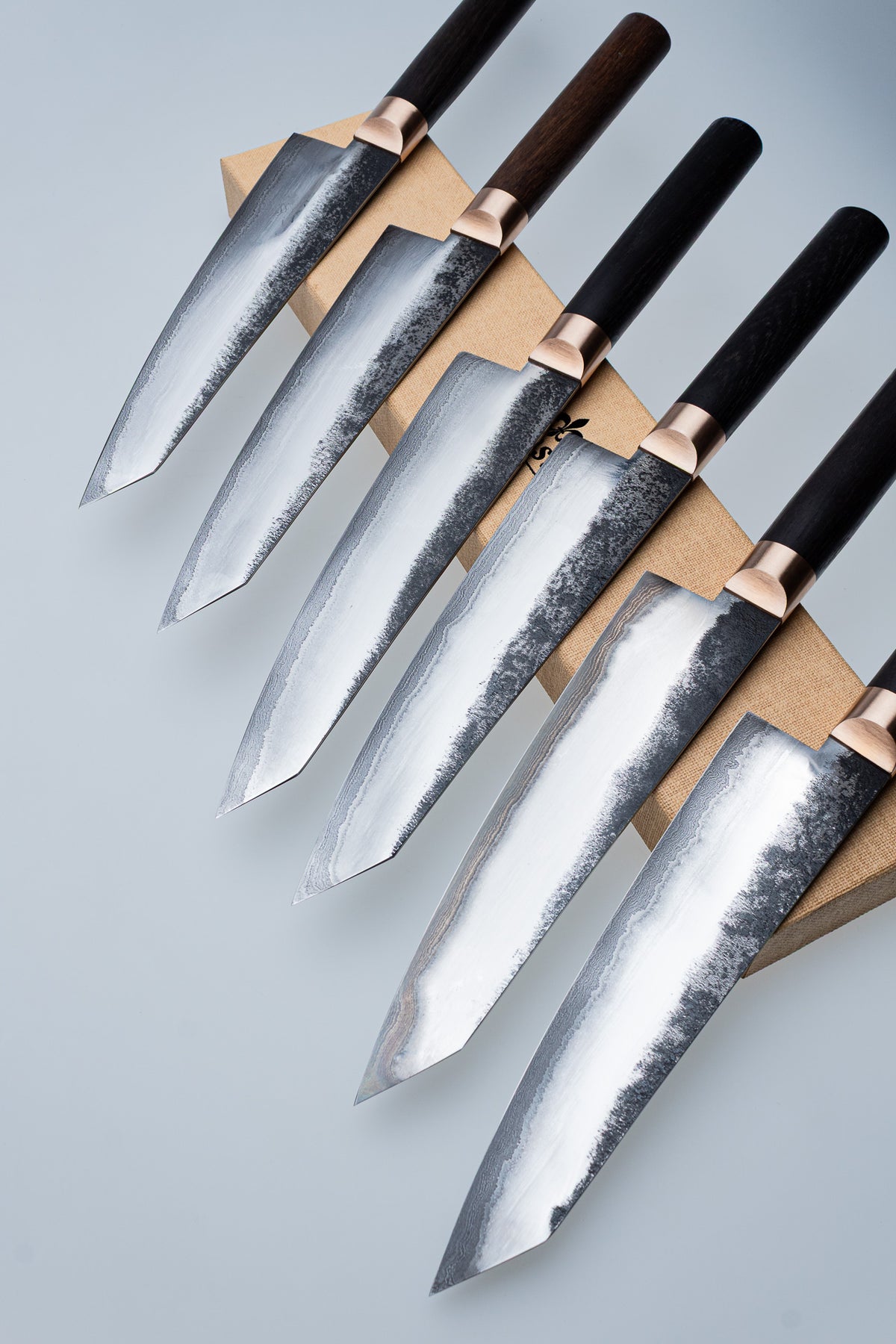 Gyuto Damast 3LND Mooreiche