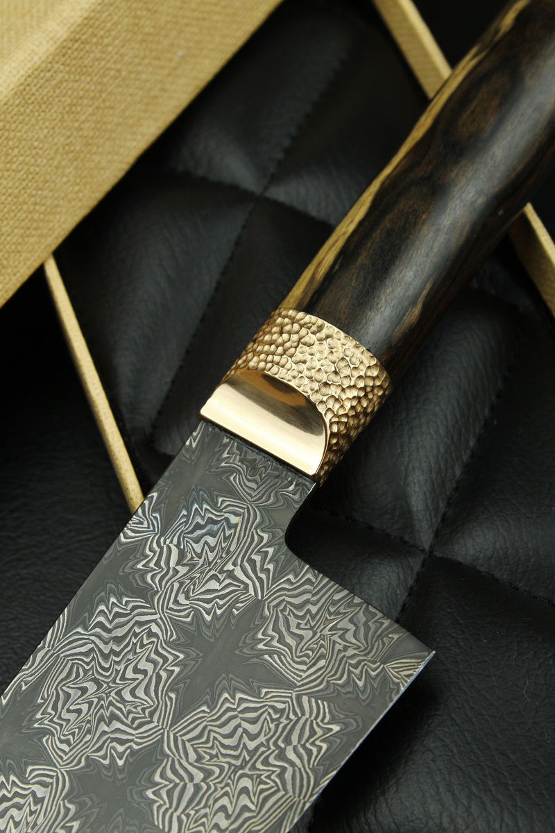 Gyuto Black Star B&W Ebony Oval