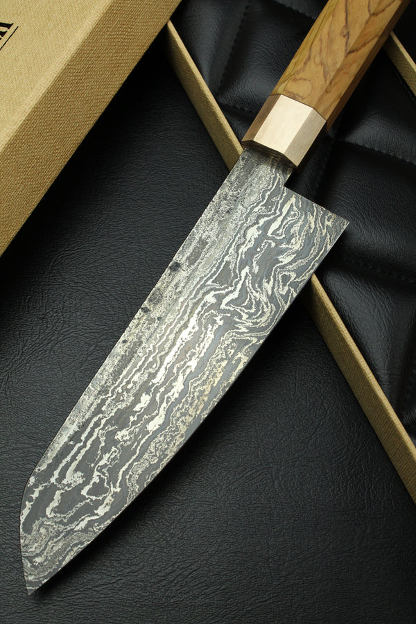 Damascus Santoku 215 Octagonal 1.0