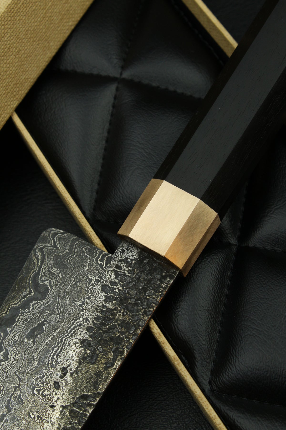 Damascus-Gyuto 215, achteckig, 2,4