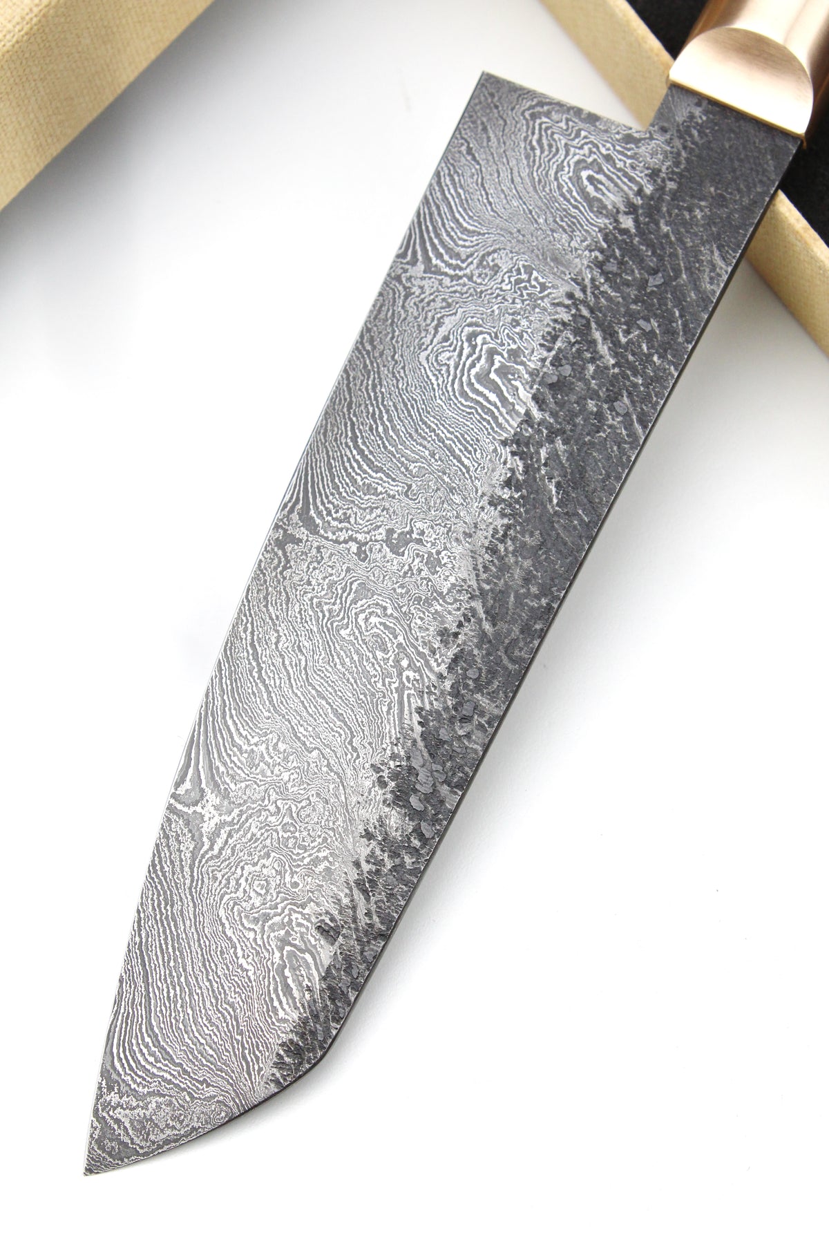 Damast Santoku 320L Torsion Walnuss