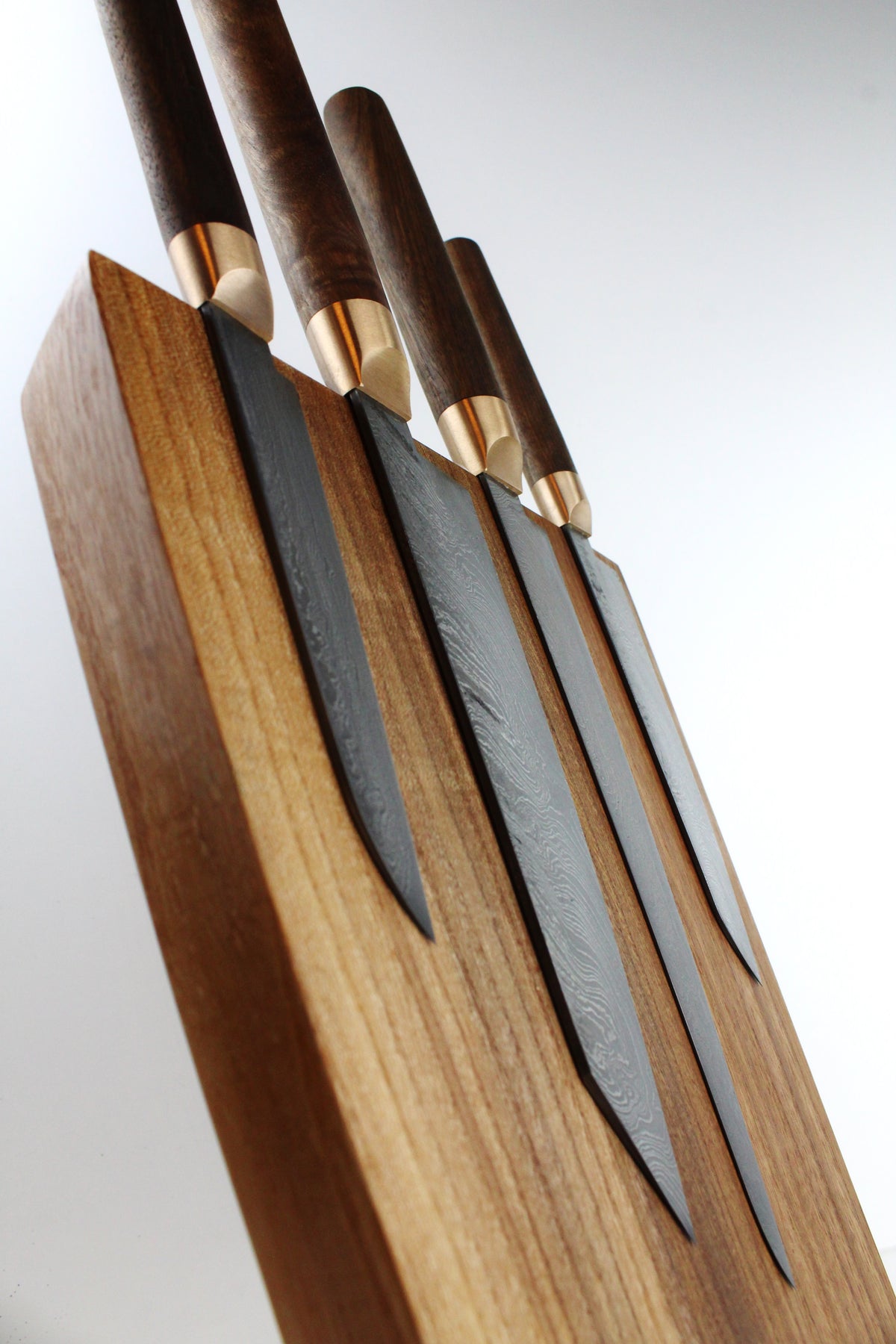 Premium-Messer-Set V2 Style Walnuss