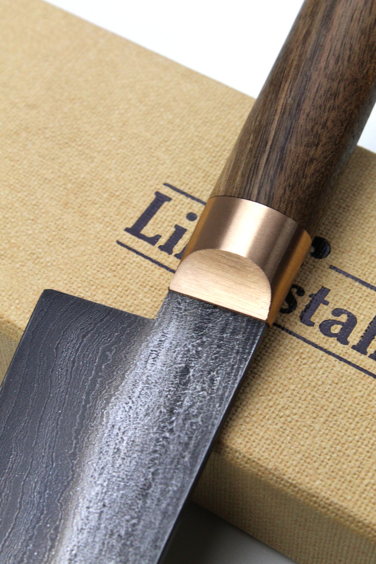 Damast-Gyuto 500L Walnussholz