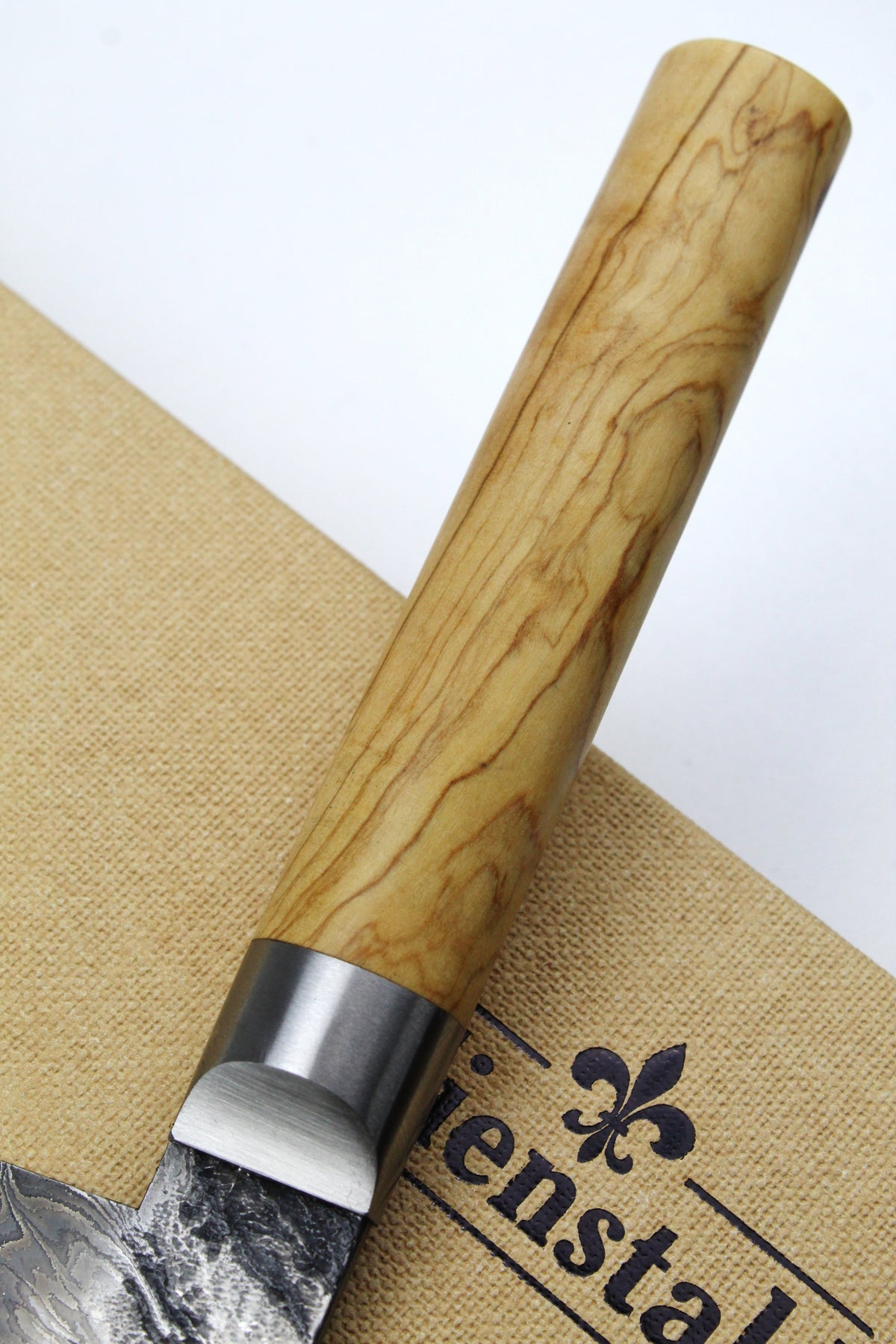 Damast-Gyuto HK-Torsion Olivgrün