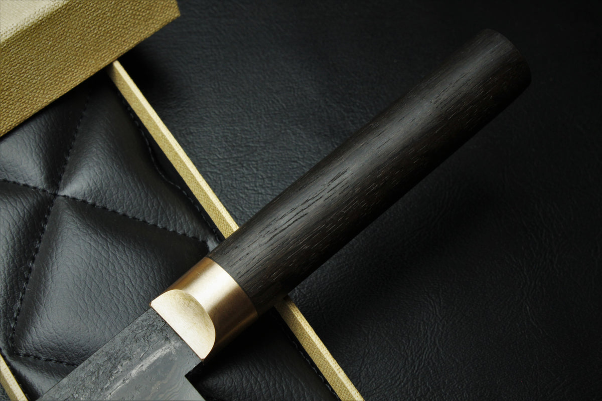 Gyuto Damast Moorholz Oval